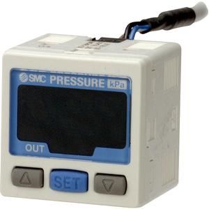ZSE30AF-01-P-G, SMC ZSE30A, 2 Color Display High Precision Digital Pressure Switch for Vacuum