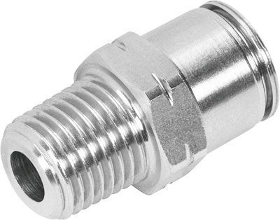 Festo CRQS-1/4-3/8-U push-in fitting, Прямой фитинг