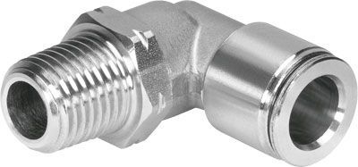 Festo CRQSL-1/4-3/8-U push-in L-fitting, Переходник