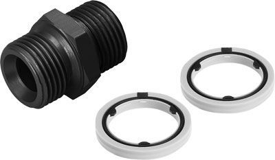 Festo E-G1/2-1/2NPT double nipple, Переходник