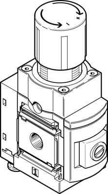 Festo MS6N-LRPB-1/2-D2-A8 precision pressure regulator, Регулятор