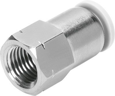 Festo QBF-1/8-5/32-U push-in fitting, Прямой фитинг