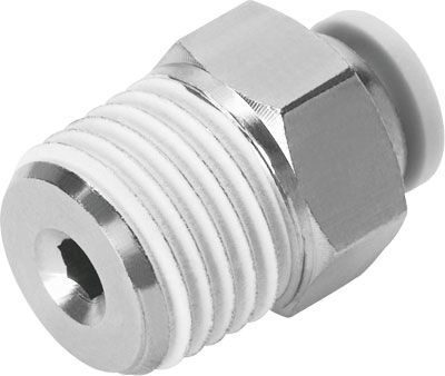 Festo QB-1/2-5/16-U push-in fitting, Прямой фитинг