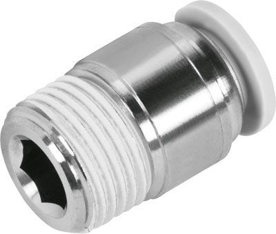 Festo QB-1/4-1/4-I-U push-in fitting, Прямой фитинг