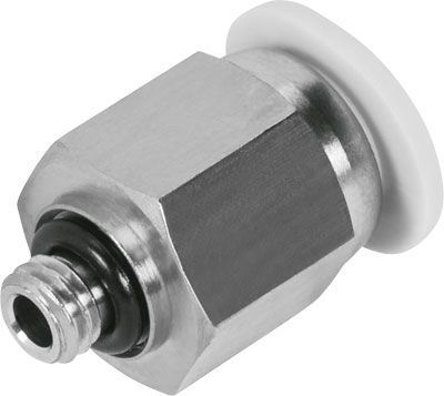 Festo QBM-10-32-UNF-5/32-U push-in fitting, Прямой фитинг