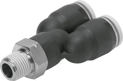 Festo QBY-1/4-1/4-U push-in Y-fitting