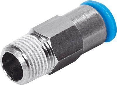 Festo QSK-1/4-3/8-U push-in fitting, Прямой фитинг