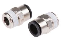 3175 10 17, Legris Threaded-to-Tube Pneumatic Fitting R 3/8 to Push In 10 mm, LF3000 Series, 20 bar, Переходник