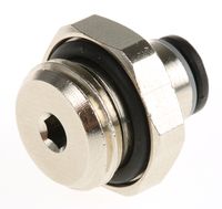 3101 04 13, Legris Threaded-to-Tube Pneumatic Fitting G 1/4 to Push In 4 mm, LF3000 Series, 20 bar, Переходник
