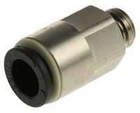 3101 06 55, Legris Threaded-to-Tube Pneumatic Fitting M7 to Push In 6 mm, LF3000 Series, 20 bar, Переходник