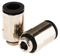 3101 08 10, Legris Threaded-to-Tube Pneumatic Fitting G 1/8 to Push In 8 mm, LF3000 Series, 20 bar, Переходник