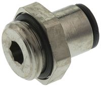 3101 08 17, Legris Threaded-to-Tube Pneumatic Fitting G 3/8 to Push In 8 mm, LF3000 Series, 20 bar, Переходник