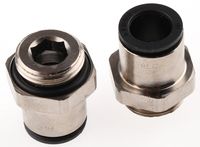 3101 10 17, Legris Threaded-to-Tube Pneumatic Fitting G 3/8 to Push In 10 mm, LF3000 Series, 20 bar, Переходник