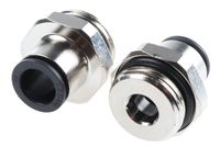 3101 10 21, Legris Threaded-to-Tube Pneumatic Fitting G 1/2 to Push In 10 mm, LF3000 Series, 20 bar, Переходник