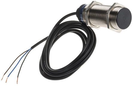 XSAV12373, Telemecanique Sensors M30 x 1.5 Inductive Sensor - Barrel, PNP-NC Output, 10 mm Detection, IP67, Cable Terminal, Индуктивный датчик приближения