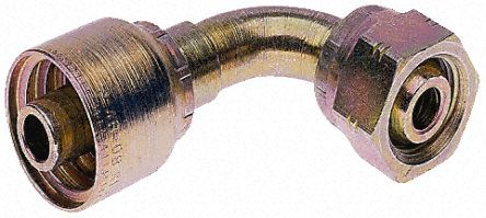1B248-8-8, Parker BSP 1/2 Female 90° Steel Crimped Hose Fitting, 275 bar, Фитинг