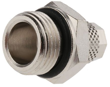 1020-6/4-3/8, RS PRO Threaded-to-Tube Pneumatic Fitting G 3/8 to Push In 6 mm, 15 bar, Переходник