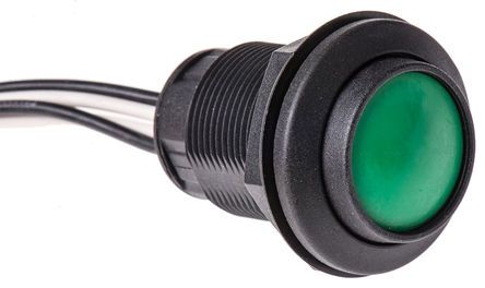 49-769025, ITW Switches ITW 49-76 Single Pole Single Throw (SPST) Momentary Clear LED Push Button Switch, IP67, 30.5 (Dia.)mm, Panel Mount,, Кнопочный переключатель