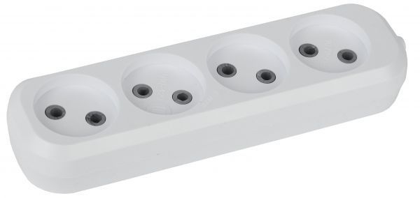 Колодка 4 гнезда, без зазeмления KX-4