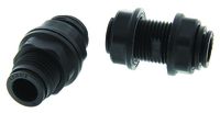 3116 10 00, Legris Pneumatic Bulkhead Tube-to-Tube Adapter Straight Push In 10 mm to Push In 10 mm, Переходник