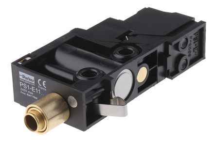 PS1-E116, Parker 3/2 Pneumatic Control Valve Solenoid/Spring PS1 Series, Клапан