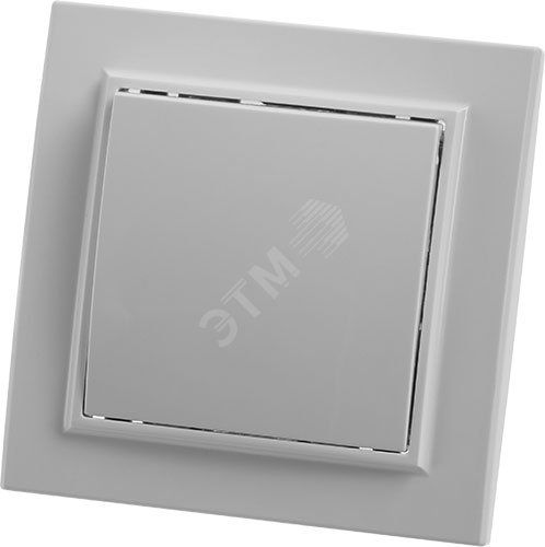 Выключатель 1-клавишный, 220V, 10А, белый, серия Эрна,