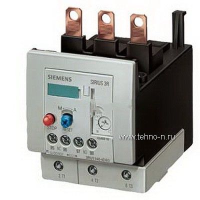 3RU11464LB0 РЕЛЕ ПЕРЕГРУЗКИ, 70.90 A, 1НO+1НЗ, ТИПОРАЗМЕР S3, КЛАСС 10, ДЛЯ МОНТАЖА НА КОНТАКТОР