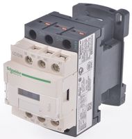 LC1D18V7, Schneider Electric 3 Pole Contactor - 18 A, 400 V ac Coil, TeSys D, 3NO, 7.5 kW, Контактор