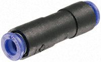 KCH08-00, SMC Tube-to-Tube KC Pneumatic Straight Tube-to-Tube Adapter, Push In 8 mm to Push In 8 mm, Переходник