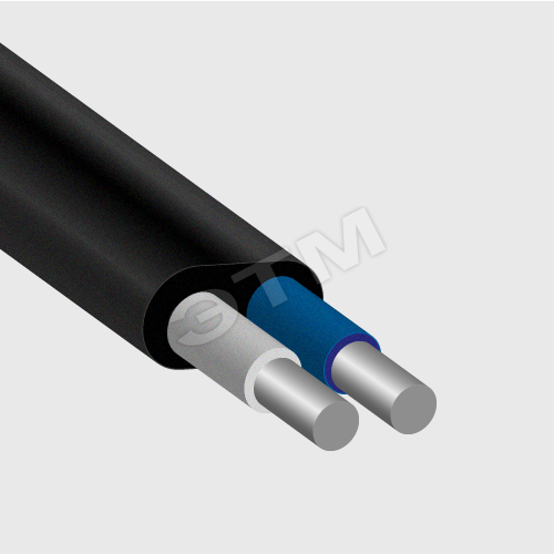 Кабель силовой АВВГ-П 2х4-ок-0.66 ТРТС однопроволочный