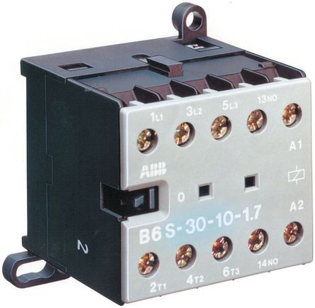 GJL1313001R7011 - B7S-30-01-1.7-71, ABB 3 Pole Contactor - 9 A, 24 V dc Coil, B Range, 3NO, 5.5 kW, Контактор
