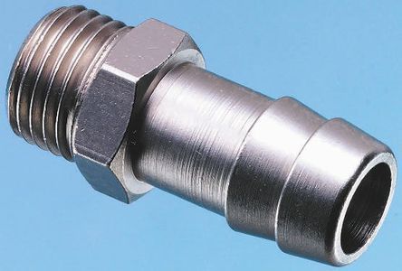 0931 07 17, Legris Threaded-to-Tube Pneumatic Fitting G 3/8 to Push In 7 mm, LF3000 Series, 60 bar, Переходник