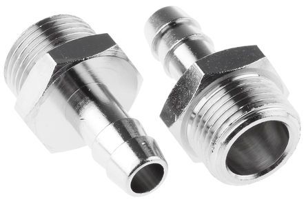 0931 08 17, Legris Threaded-to-Tube Pneumatic Fitting G 3/8 to Push In 8 mm, LF3000 Series, 60 bar, Переходник