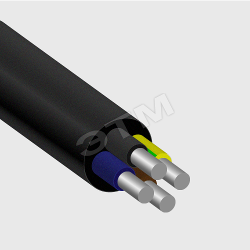 Кабель силовой АВВГ 4х10ок(N)-0.66 ТРТС           однопроволочный