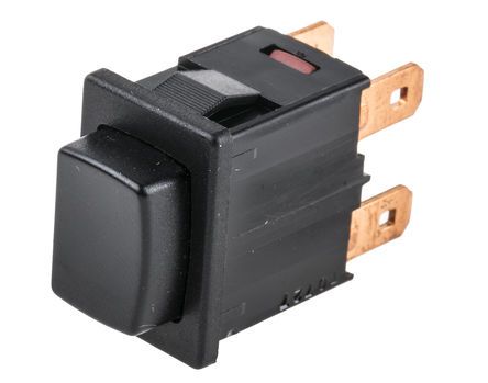 1684.1201, Marquardt Double Pole Double Throw (DPDT) Momentary Push Button Switch, 12.9 x 19.2mm, Panel Mount, Snap-In Mount, 230V, Кнопочный переключатель