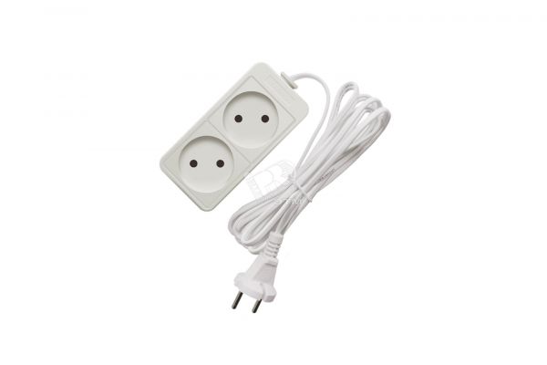 Удлинитель бытовой Союз 1300 Вт 2 гнезда ШВВП 5м