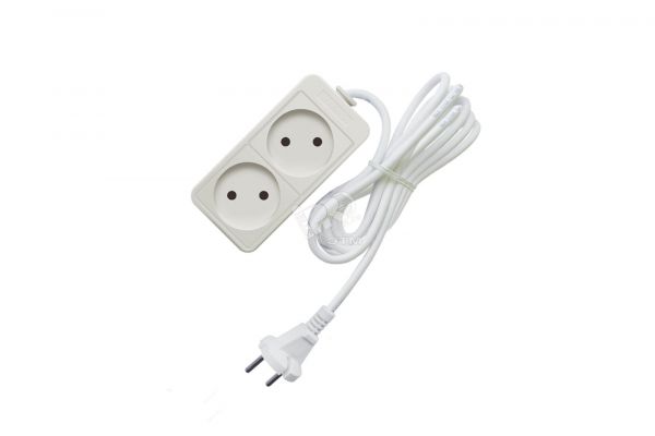 Удлинитель бытовой Союз 2200 Вт 2 гнезда ПВС 3м