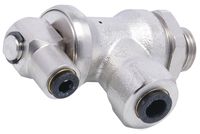 7880 06 13, Legris Threaded-to-Tube Pneumatic Fitting G 1/4 to Push In 6 mm, LIQUIfit Series, 10 bar, Переходник