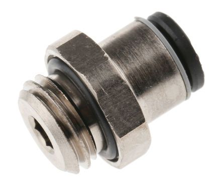3101 06 67, Legris Threaded-to-Tube Pneumatic Fitting M12 to Push In 6 mm, LF3000 Series, 20 bar, Переходник