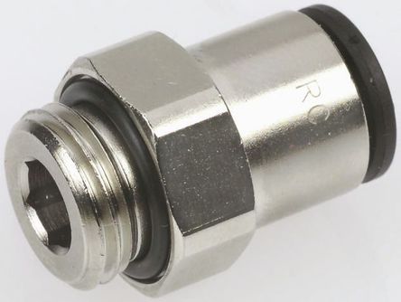 3101 08 67, Legris Threaded-to-Tube Pneumatic Fitting M12 to Push In 8 mm, LF3000 Series, 20 bar, Переходник
