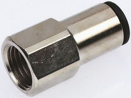 3114 08 17, Legris Threaded-to-Tube Pneumatic Fitting G 3/8 to Push In 8 mm, LF3000 Series, 20 bar, Переходник