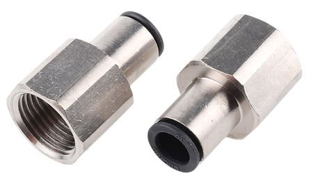 3114 10 21, Legris Threaded-to-Tube Pneumatic Fitting G 1/2 to Push In 10 mm, LF3000 Series, 20 bar, Переходник