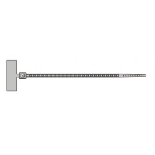 532110BT, Кабельная стяжка 2,5x110 с маркировочной площадкой 8х25; YKB MCV 2,5x110 BE; Белая (упак 100 шт.)
