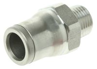 3805 08 11, Legris Threaded-to-Tube Pneumatic Fitting NPT 1/8 to Push In 8 mm, LF3800 Series, 20 bar, Переходник