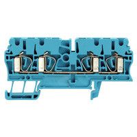 Weidmuller 1608580000 ZDU 2.5/4AN BL Проходная клемма