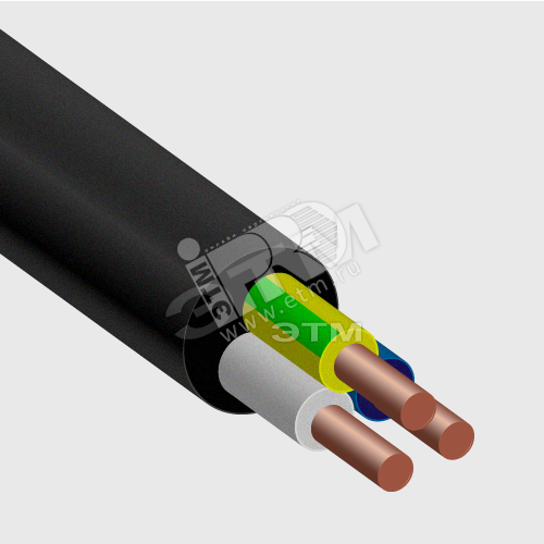 Кабель силовой ВВГ (А) 3х2.5 ТРТС