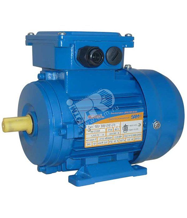 Электродвигатель 5АИ 63 В4 ED 0.37/1500 IM 2081