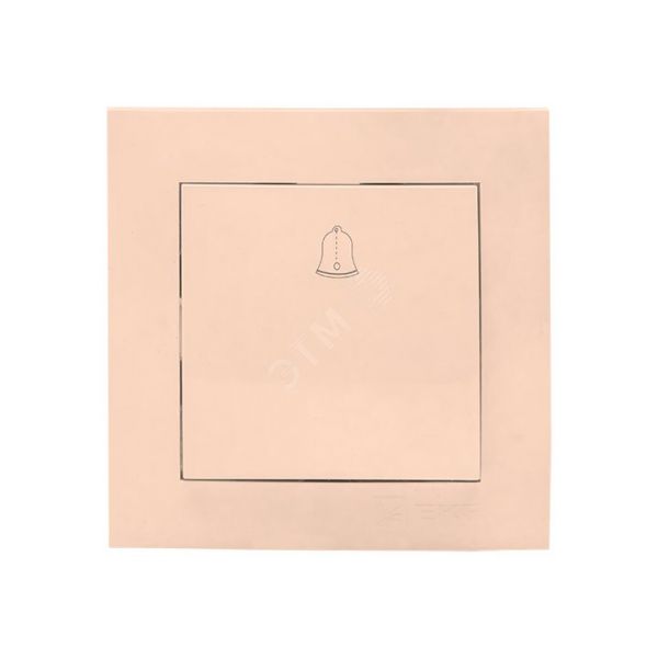 Валенсия кнопка звонка 10А кремовая