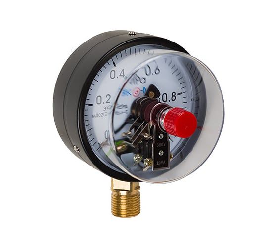 Манометр виброустойчивый Физтех ДМ8008-ВУф 0-1 МПа, кт1.0, d100, IP54 G,1/2 РШ, без заполнения 4687205640024