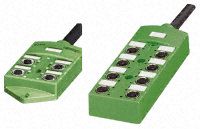 1517178, Phoenix Contact SACB-8/ 8-L-10.0PUR SCO Series M12 Sensor Box, 8 Port, 10m Cable Length